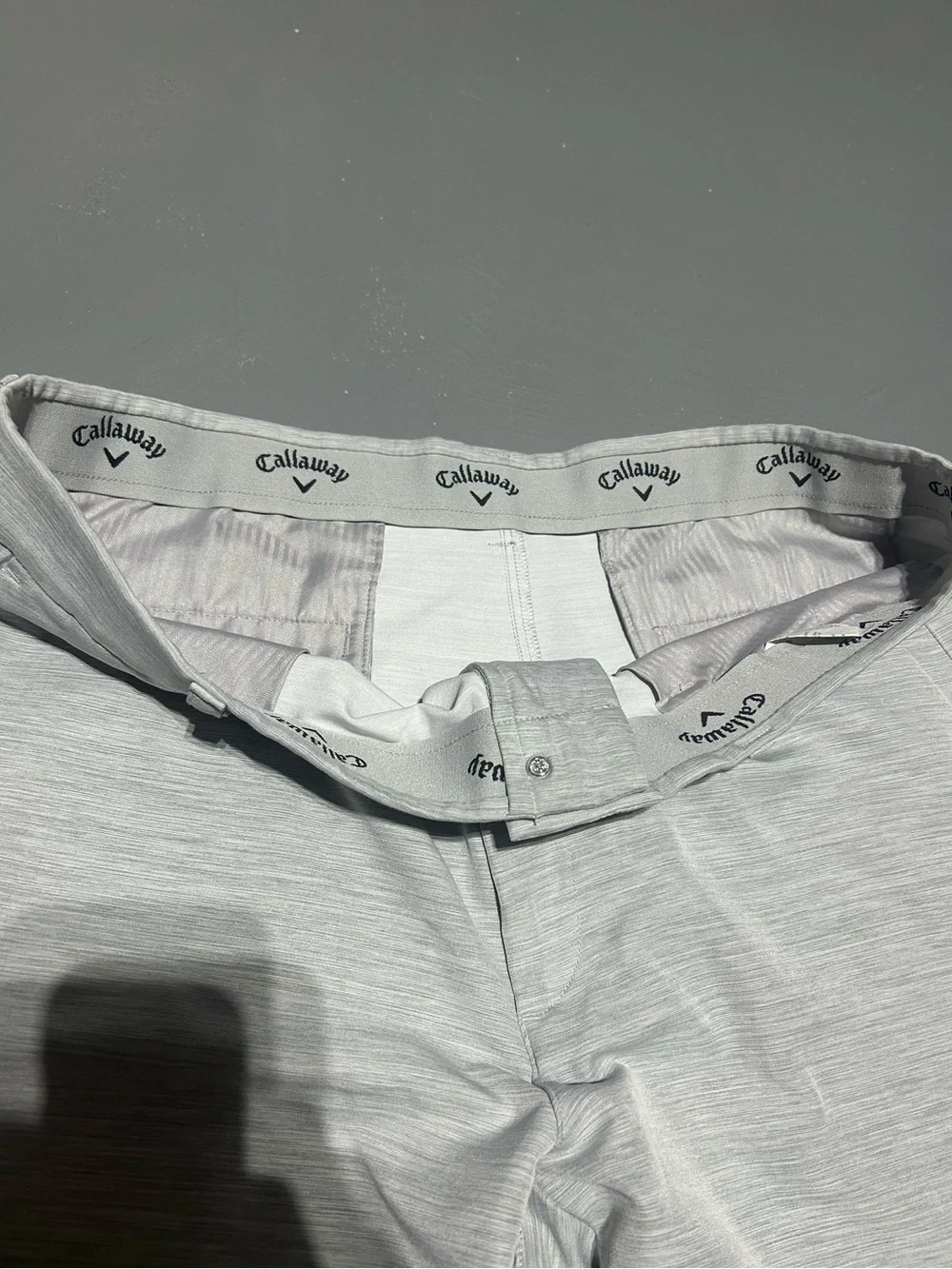 Callaway Gray Performance Golf Shorts (Men’s Size 38)